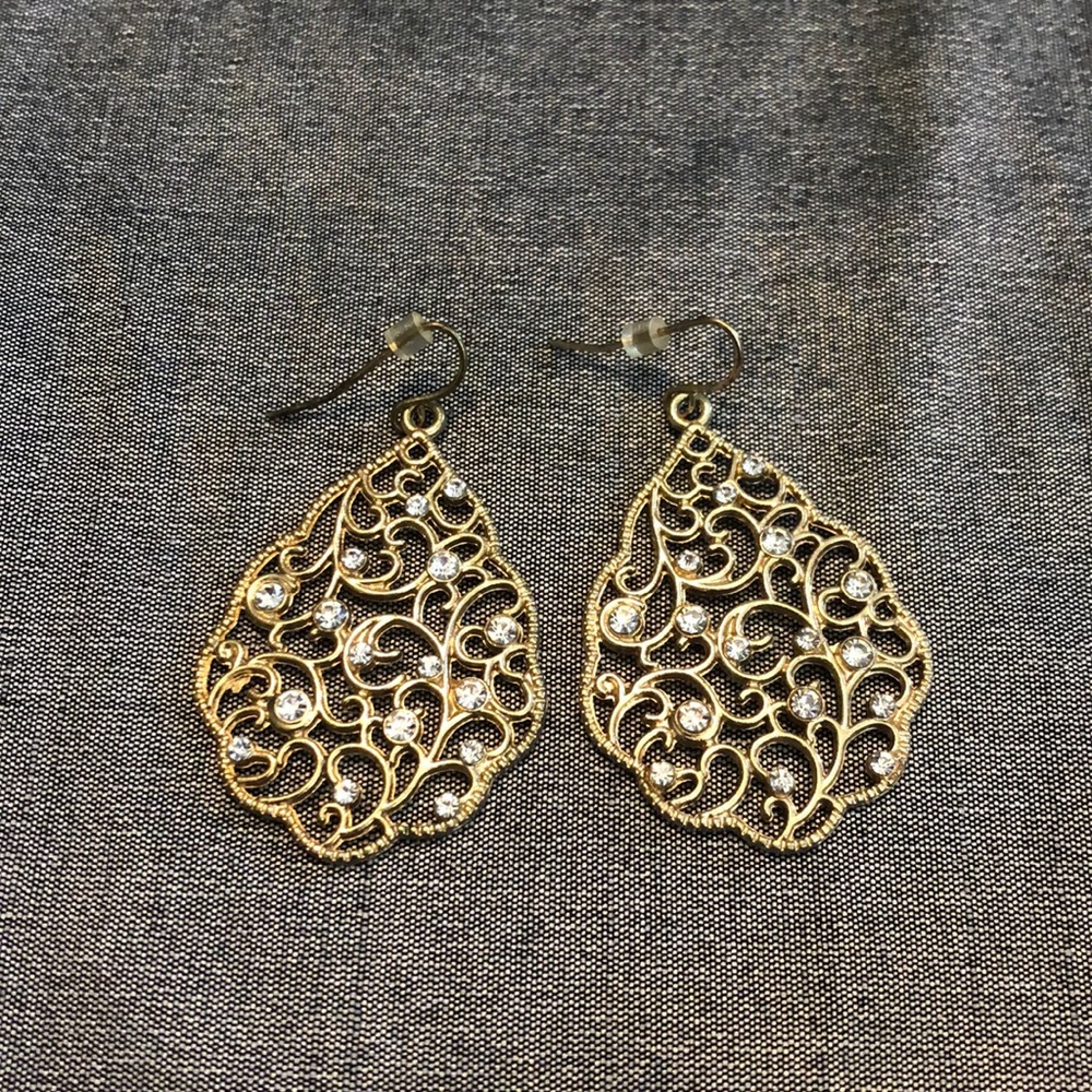 Dangly Gold Earrings